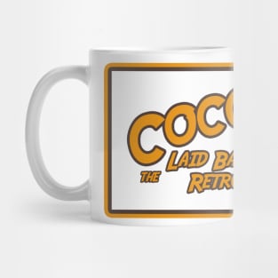 Cocoa the Laid Back Retro Cat - Framed Logo Mug